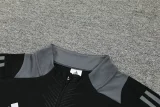 24-25 Al-Nassr Black Half Pull Tracksuit (半拉链)