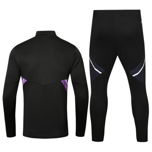 2022 RMA Black Kids Half Pull Tracksuit (童装) (半拉链)