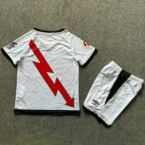 24-25 Rayo Vallecano Home Kids Soccer Jersey
