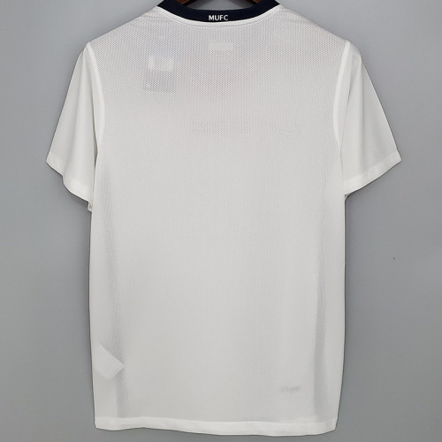 2008-2009 Man Utd Away White Retro Soccer Jersey (带决赛字)