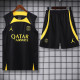 23-24 PSG Jordan Black Tank top and shorts suit