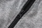 24 AD Grey Hoodie Jacket Tracksuit #F586