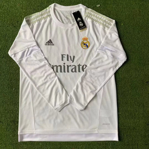 2015-2016 RMA Home Long Sleeve Retro Soccer Jersey (长袖)