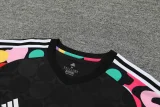 24-25 Man Utd Black Training Short Suit