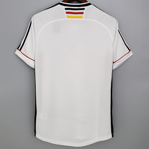 1998 Germany Home White Retro Soccer Jersey