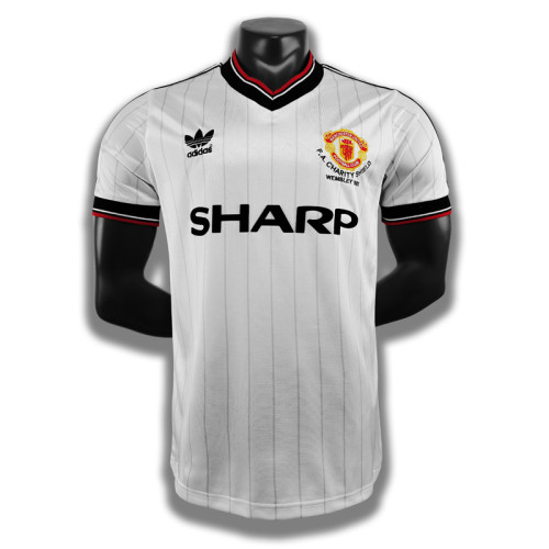 1983 Man Utd Away Retro Soccer Jersey