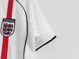 2001-2003 England  Home Retro Soccer Jersey