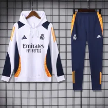 24-25 RMA White Hoodie Tracksuit (卫衣套装)