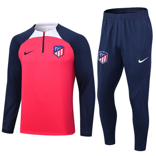 23-24 ATM Pink Red Half Pull Tracksuit (半拉链)