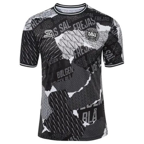 24-25 Denmark Black Training Shirts