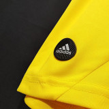 2011-2012 RMA Yellow GoalKeeper Retro Soccer Jersey