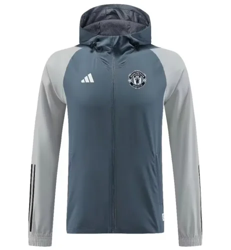 24-25 Man Utd Grey Windbreaker