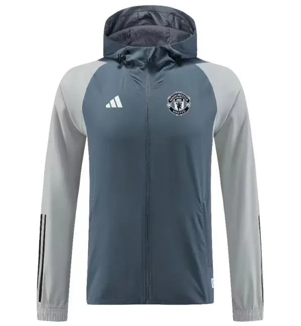 24-25 Man Utd Grey Windbreaker