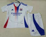 24-25 Lyon Home Kids Soccer Jersey