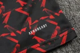 24-25 Man Utd Red black Half Pull Tracksuit (半拉链)(匹印)