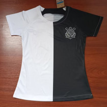 2023 Corinthians Black White Women Soccer Jersey (女)