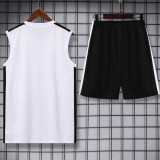 23-24 PSG White Tank top and shorts suit