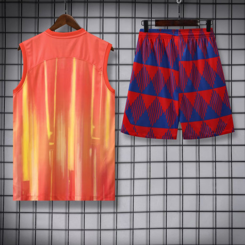 23-24 BAR Orange Tank top and shorts suit
