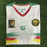 25-26 Cameroon White Fans Soccer Jersey