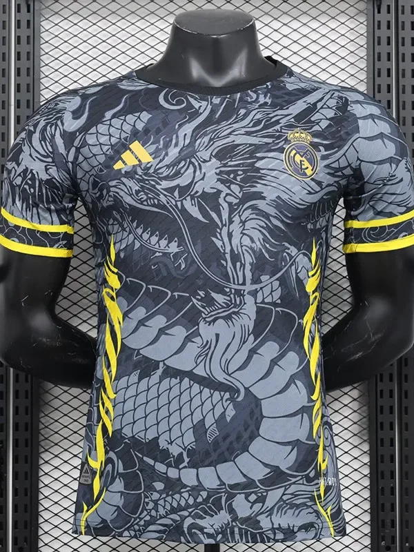 24-25 RMA Black Yellow Special Edition Player Version Soccer Jersey #黄标