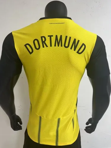 24-25 Dortmund Home   Player Version Soccer Jersey