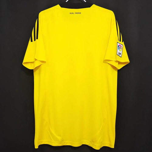 2011-2012 RMA Yellow GoalKeeper Retro Soccer Jersey