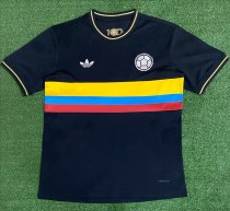 2024 Colombia Black 100th Anniversary Fans Soccer Jersey