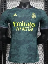 24-25 RMA Green Grey Special Edition Player Version Soccer Jersey 萤光黄S