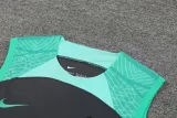 23-24 BAR Green-Black Tank top and shorts suit