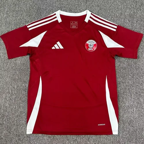 24-25 Qatar Home Fans Soccer Jersey