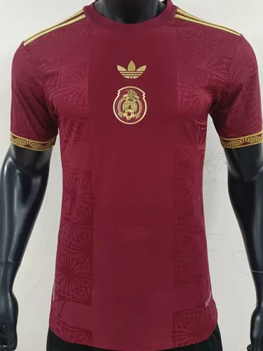 25-26 Mexico Special Edition Red Player Version Soccer Jersey*三叶草