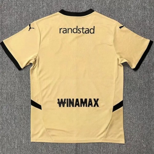 24-25 RC Lens Yellow GoalKeeper Fans Soccer Jersey*全广告