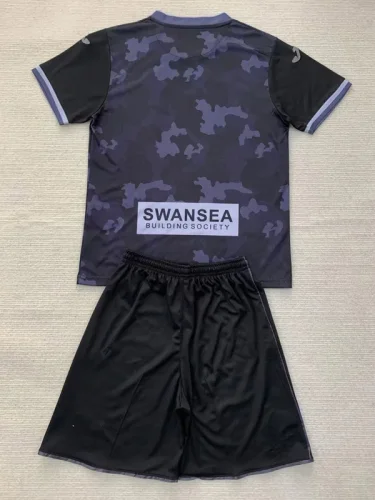 24-25 Swansea City Away Kids Soccer Jersey