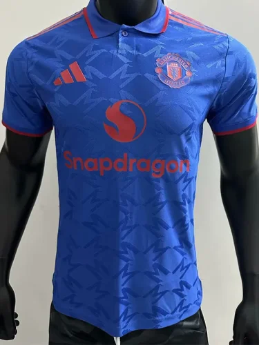 25-26 Man Utd Blue Special Edition Player Version Training Shirts