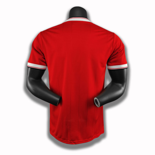 1984 Man Utd Home Retro Soccer Jersey