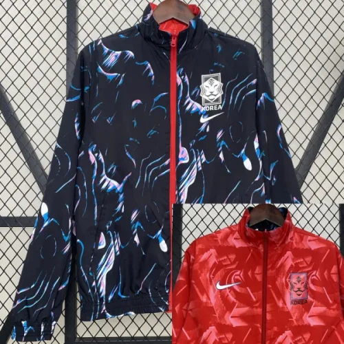 24-25 Tigres UANL Black & Red Double Sided Windbreaker(双面风衣)