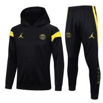 23-24 PSG Jordan Black Hoodie Jacket Tracksuit #F448