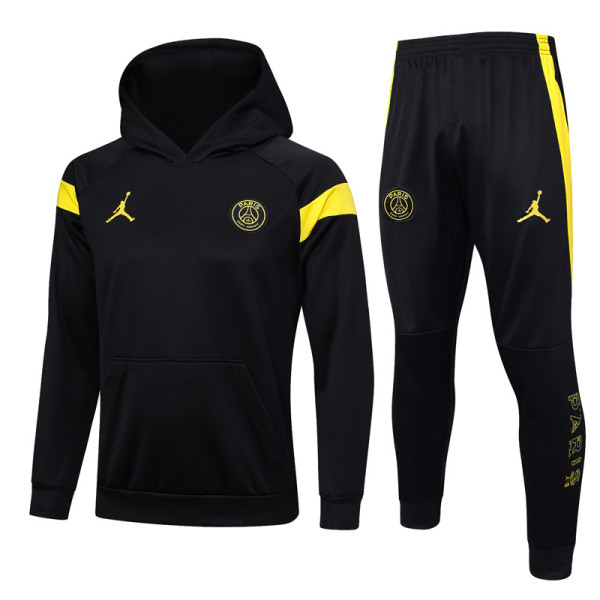 23-24 PSG Jordan Black Hoodie Jacket Tracksuit #F448