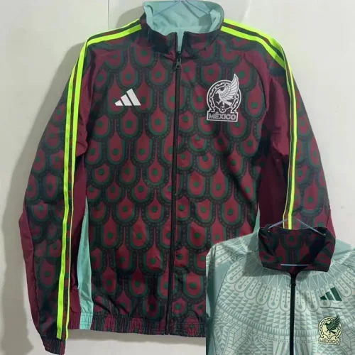 24-25 Mexico Red & Green Double Sided Windbreaker (双面风衣)