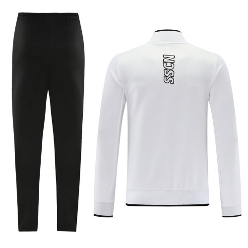 23-24 Napoli White Jacket Tracksuit #01