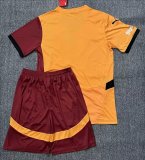 24-25 Galatasaray Home Kids Soccer Jersey *右袖广告