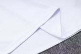 2023 JOMA White Half Pull Tracksuit #2313 (半拉链)