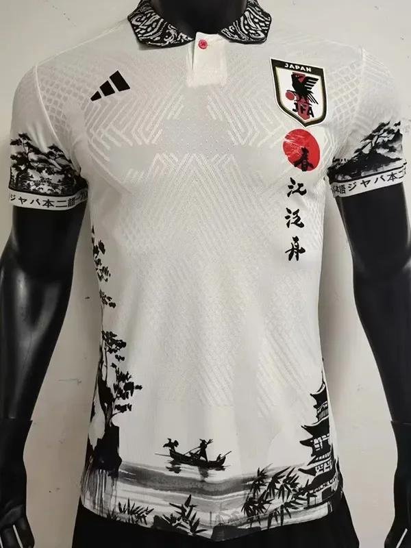 2023 Japan White Special Edition Player Version Training Shirts (春江泛舟)