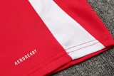 2024 AD Red Half Pull Tracksuit (半拉链)