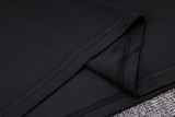 23-24 Marseille Black Half Pull Tracksuit #B735(半拉链)(金标)