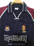 1999 West Ham #7 Iron Maiden Home Retro Soccer Jersey
