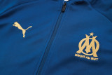 23-24 Marseille Dark Blue Jacket Tracksuit # A686