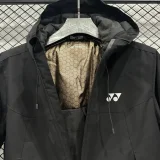 2024 Yonex Thickened warm Black Outdoor Jackets #A804加绒冲锋衣