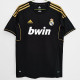 2011-2012 RMA Away Black Retro Soccer Jersey