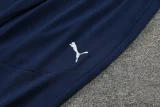 24-25 Marseille Lake blue Half Pull Tracksuit (半拉链)